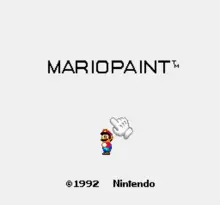 Image n° 4 - screenshots  : Mario Paint